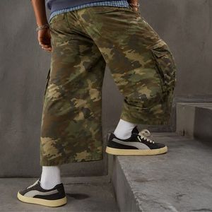 Fabricant de vêtements sur mesure – <span class=keywords><strong>Pantalon</strong></span> cargo en coton Ripstop camouflage pour homme, effet vieilli, délavé, <span class=keywords><strong>pantalon</strong></span> tactique, <span class=keywords><strong>pantalon</strong></span> de <span class=keywords><strong>skate</strong></span> pour homme - Product Image 4