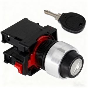 22 milímetros <span class=keywords><strong>2</strong></span> Posição 1NO1NC Chave Bloqueio Botão Interruptor (PB226-11Y/21) - Product Image 1