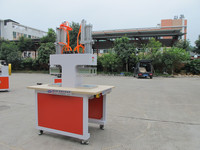Presse à chaud à double tête, machine de soudage à air chaud, machine de soudage à chaud semi-automatique
