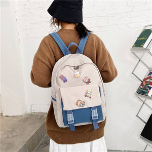Sac d'école Harajuku pour femmes, mignon sac à dos pour adolescentes et garçons, sacoche de luxe pour étudiantes, élégante, à la mode - Product Image 4