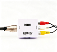 Adaptor Konverter HDTV ke AV untuk Input Model HDTV2AV/HDTV2A Buatan China