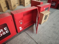 Armoires de sécurité ignifuges durables et personnalisables, boîtes pour enrouleurs de tuyaux d'incendie, flexibles, murales, en acier au carbone et en acier inoxydable