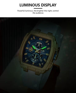 Reloj de Pulsera de Cuarzo Curren 8488 de Lujo para Hombre, Correa de Silicona de Alta Calidad, Resistente al Agua, Reloj de Lujo para Hombre - Product Image 6