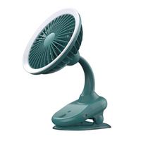 Mini ventilateur personnel USB rechargeable, ventilateur de bureau alimenté par batterie, ventilateur de table portable pour poussette, camping, bureau