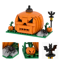 MOC1760 Série Créative Citrouille d'Halloween 224 Pièces Briques à Assembler Collection Éducative Blocs de Construction en Plastique DIY Jouets Cadeaux pour Enfants
