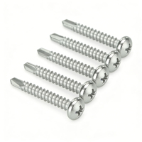 Yaente Factory 410 Stainless Steel M3.5/M4.2/M4.8 Zinc-plated Phillips Pan Head Self-drilling Self-tapping Screws