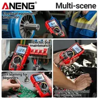 Testeur de résistance d'isolement ANENG MH17 1000V, Mégohmmètre 19999 comptes, Multimètre True RMS avec DAR PI pour câbles de moteur
