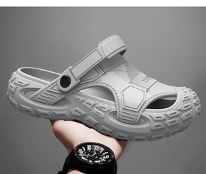 Sandales d'été décontractées pour hommes, à bout fermé, imperméables, antidérapantes, résistantes à l'usure, respirantes, pour la plage, sport, en fourrure et <span class=keywords><strong>maille</strong></span> - Product Image 5
