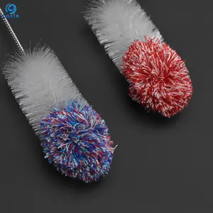 Household Cleaning Wood And Steel Water Bottle Cleaning Brush