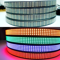Kit de Luces LED RGBW de 8 Filas y 4 Piezas de 15" y 17" para Ruedas, Múltiples Colores, Cuatro Filas, Doble Cara, Control Remoto por Aplicación, para Camiones y Vehículos Todoterreno, IP67