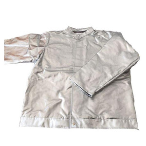 Traje Ignífugo Aluminizado Resistente al Calor de 1000 Grados <span class=keywords><strong>para</strong></span> <span class=keywords><strong>Bomberos</strong></span>, Clasificación HRC 1, Estilo Dividido - Product Image 4