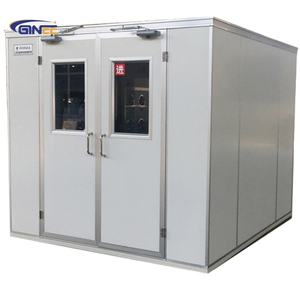 Ginnee คลีนรูมทางการแพทย์ ล็อคอากาศแบบเชื่อมต่ออิเล็กทรอนิกส์ อุตสาหกรรมอาหาร ประตูสแตนเลสสองด้าน ฝักบัวลม - Product Image 3