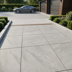 Dalles de carrelage extérieur en porcelaine pleine masse Foshan 20 mm d'épaisseur R11, robustes, effet marbre et granit LGY pour parkings - Product Image 3