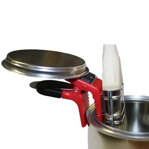 1 Uds. Clip de soporte magnético para pinceles de pintura abridor de estaño Painiters Clips de pintura magnéticos herramientas de bricolaje rojo - Product Image 4