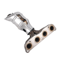 Convertisseur catalytique à trois voies compatible avec l'échappement d'usine pour Nissan Qashqai 2.0 collecteur 409L en acier inoxydable Euro V Emission