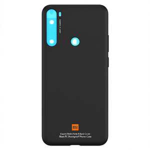 Cover Posteriore per Redmi Note 8, Custodia Antiurto in PC Nero - Product Image 3