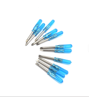 Grosir Set alat obeng Mini 2.5mm Phillips, jam tangan terisolasi saku kepala sekrup berlubang kelas industri dapat disesuaikan OEM