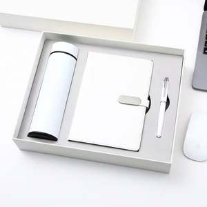 Juegos de Regalo Corporativos Ejecutivos Blancos para Empresas, Incluyen Cuaderno A5, Memoria USB y Bolígrafo, para Graduaciones, Oficinas y Festivales - Product Image 2