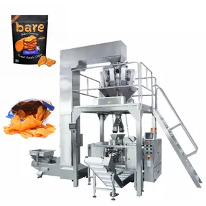 Multihead Weigher Packaging Dried Fruits Mango Slices Desiccated Coconuts Chips Doypack Premade Pouch Packing Machine