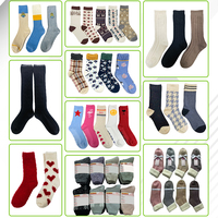Chaussettes mi-hautes pour femmes de haute qualité, logo personnalisé, tricot en coton respirant, écologiques, confortables pour un usage quotidien