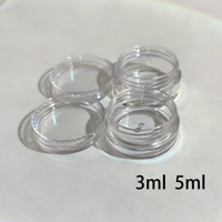 Botol Plastik Logo Cetak Kustom 3ml&5ml Wadah Kosmetik Buram untuk Sampel & Eceran