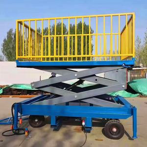 1 Ton 30 Ton sabit makas tipi ağır hidrolik kaldırma platformu masa navlun asansör kaldırma platformu için fabrika - Product Image 2