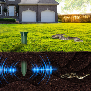 Répulsif intelligent ultrasonique, livraison en temps et en extérieur pour jardin, pc, serpent, étanche, avec vibrations, très puissant, <span class=keywords><strong>anti</strong></span>-serpent - Product Image 2