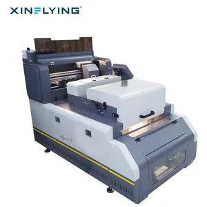China XinFlying wide format I3200 dtf powder shaker drying machine and printer