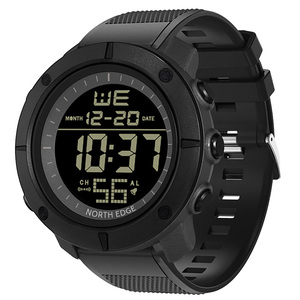 Montres de sport numériques pour hommes DF NORTH EDGE TANK, chronographe intelligent, étanches, tactiques, avec alarme lumineuse, écran de 1,55 pouce - Product Image 3