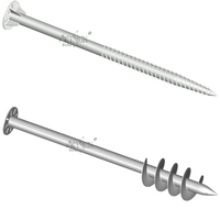 Anclaje de Tornillo para Suelo de Acero Galvanizado en Caliente ARTSIGN para Montaje Seguro y Duradero de Paneles Solares en Diversos Tipos de Suelo