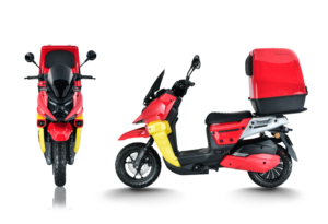 Scooter Eléctrico de Alta Velocidad 2000 W con Caja de Reparto, en Oferta - Product Image 5