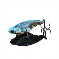 Leurre VIB Métallique Personnalisé Papillon Bionique Imprimé 14g Yeux 3D Vibrations Haute Fréquence Pêche en Eau Salée Brochet Luciole Rivière Lac
