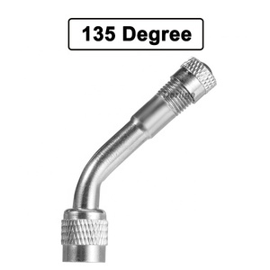 Estensione della valvola del pneumatico adattatore di estensione dello stelo della valvola schrader cromato 45 90 estensori gonfiabili piegati a 135 gradi <span class=keywords><strong>per</strong></span> camper e camion - Product Image 5