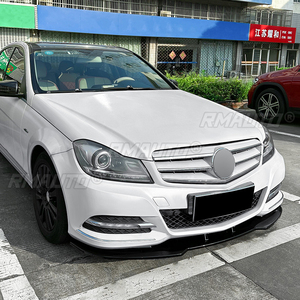 <b>Car</b> Front Bumper Lip Spoiler <b>Diffuser</b> Splitters Body Kit Aprons Cover Guard Trim for Mercedes-Benz C-Class W204 2011-2014 - Product Image 5