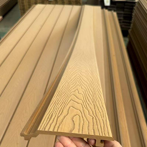 Panel de Pared Decorativo WPC Anti-UV, Revestimiento Compuesto, Tablero de Pared Exterior, Panel de Pared de Madera y Plástico <span class=keywords><strong>para</strong></span> Decoración del Hogar, Precio al por Mayor - Product Image 2