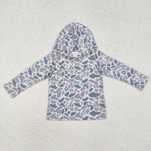 Hauts à capuche personnalisables pour enfants en bas âge, garçons, imprimé camouflage, manches longues, vêtements décontractés pour enfants, vêtements d'automne - Product Image 2
