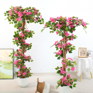 Fournisseur Direct Usine : Plante Artificielle <span class=keywords><strong>en</strong></span> <span class=keywords><strong>Pot</strong></span> Bougainvillier Faite à la Main, Ignifuge et Résistante <span class=keywords><strong>au</strong></span> <span class=keywords><strong>Soleil</strong></span>, pour Aménagement Paysager - Product Image 1