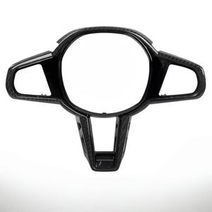 宝马3/4/5/6/7系列G14 G15 G42 G20 G30 G32 G80 G01 F90 F98 X3M X4M碳纤维方向盘套装饰板装饰 - Product Image 1