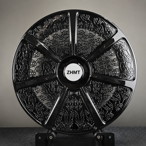 Rines de Aleación de Aluminio Forjado Personalizados ZHMT 5*112 Negro Brillante Personalizables de 19-22 Pulgadas 25mm ET Pagani <span class=keywords><strong>Zonda</strong></span> <span class=keywords><strong>R</strong></span> - Product Image 1