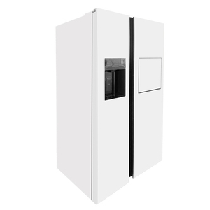 Réfrigérateur à glace automatique à double <span class=keywords><strong>porte</strong></span> Machine intégrée Réfrigérateur domestique de grande capacité refroidi par air sans givre - Product Image 1