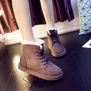 Nouveaux modèles chaussures en gros blanc bottines talons hauts haut fourrure chaussures de neige prix bas Wenzhou usine chaussures chaudes 2023 - Product Image 6