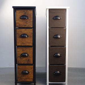 Modern bedroom furniture Wood Small Display Cabinets 4 Drawers