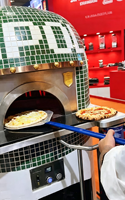 Four à pizza commercial en mosaïque, four à pizza mobile en forme de dôme, four à pizza pour restaurant, pizzeria
