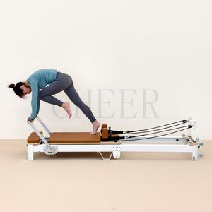 Máquina de <span class=keywords><strong>Pilates</strong></span> de Aluminio Reforzado con Función Plegable para Rehabilitación y Entrenamiento Profesional en Estudio - Product Image 3