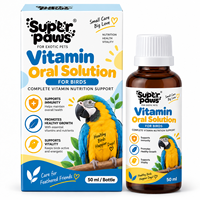 Complément multivitaminé liquide pour perroquets et oiseaux, solution orale de vitamines pour la nutrition quotidienne