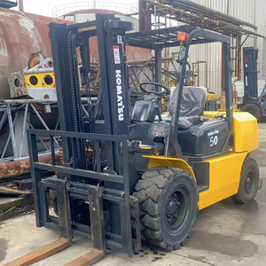 Used Komatsu FD50 5-Ton Diesel Forklift with 2-Stage Mast 1000mm Fork Length & 200mm Fork Width - Product Image 1