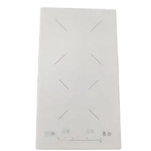 Placa de Inducción de Diseño Nuevo, Vitrocerámica <span class=keywords><strong>Blanca</strong></span>, 2 Zonas de Cocción, 3200W, Marca Kanger - Product Image 1