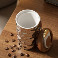 Mug à café en acier inoxydable 316 avec revêtement en céramique, 410 ml, gobelet isotherme sous vide, affichage de la température, LED intelligente, anti-fuite, mug de voyage