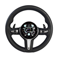 Volant en cuir modifié de la série Black pour BMW M8 8 7 X7 6 GT X6 M5 5 X5 X4 X3 F10 E70 E90 ZC-M6-P4