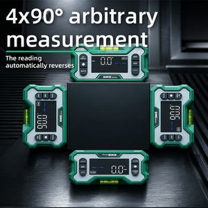 Nouveau rapporteur numérique avec niveau rouge et vert, inclinomètre <span class=keywords><strong>LED</strong></span>, règle <span class=keywords><strong>d</strong></span>'<span class=keywords><strong>angle</strong></span> numérique et boîtier de mesure <span class=keywords><strong>d</strong></span>'<span class=keywords><strong>angle</strong></span> numérique - Product Image 3
